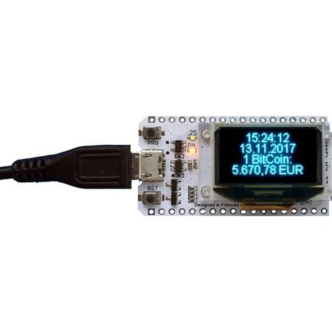 Wi-Fi Modul allnet 4duino ESP32 OLED Display 4 Zeilen