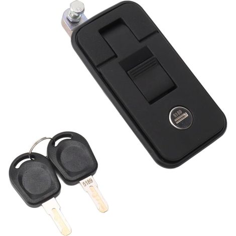 Verrouillage de compression à 2 clés en alliage de zinc – Serrure de sécurité pour boîte à outils, remorques, camping-cars et caravanes – Installation facile et résistance renforc (1/4)