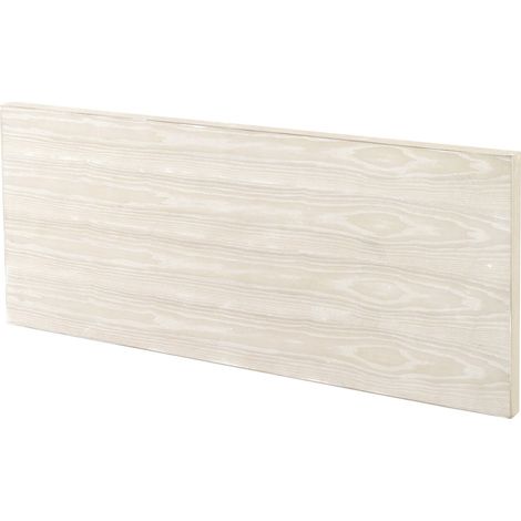 Tête de lit bois de frêne patiné blanc effet naturel - blanc patiné bois de frêne (1/3)