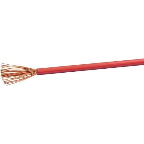 Câble gainé H05V-K VOKA Kabelwerk H05VK075RT 1 x 0.75 mm² rouge 100 m Y121821 (1/2)