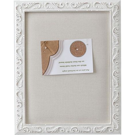 Cork Wall Board with Wooden Frame 40 x 32 cm, Cork Notice Board, Small Board for Pins (1/5)