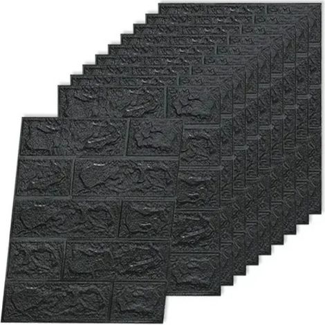 Irovami Lot de 10 autocollants muraux 3D, protections anti-collision en mousse EVA, coussinets de sécurité autocollants pour sécuriser les murs, les coins et les meubles.