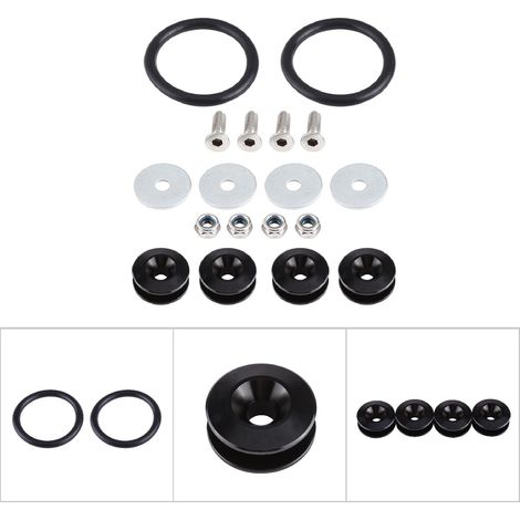 8-teiliges Schrauben- und Mutternset aus Aluminiumlegierung für Stoßstangen, Schnellverschlüsse, Motorraumverkleidungen, hochwertige Ausführung (1/5)