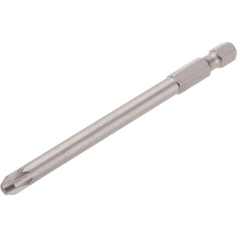 Embout de vissage RS PRO Pozidriv, PZ3, Acier au vanadium au molybdène chromé ( Prix pour Paquet de 5 ) (1/2)