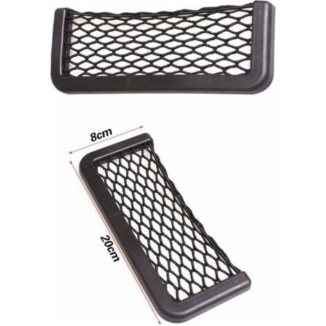 Lot de 2 Filets de Rangement pour Coffre de Voiture Noir Magique 20x8.5 cm-LIAIKI (1/5)