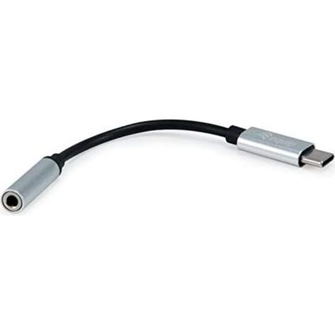 Equip 133474 Telefonkabel Schwarz, Silber 0,15 m USB-C 3,5 mm (1/3)