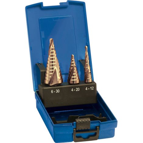 Jeu de forets 'Š¢tag'Š¢s HSS, cannelure h'Š¢licodale, TiN 4-30.00 mm (1/3)
