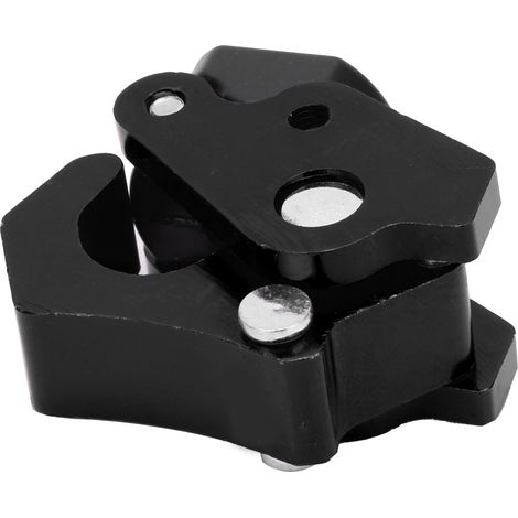 Support Moto Universel Crochet CNC Alliage Aluminium Accroche Casque Bagagerie Porte-Bagages Noir (1/5)