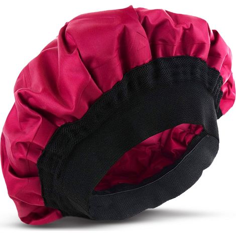 Bonnet de séchage luxueux pour soins capillaires profonds accessoire pour cheveux après shampoing (1/5)