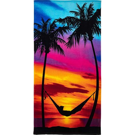 Serviette de plage papillon pour ados, filles, garçons et enfants, imprimée, 75 x 150 cm, ultra douce. (1/5)