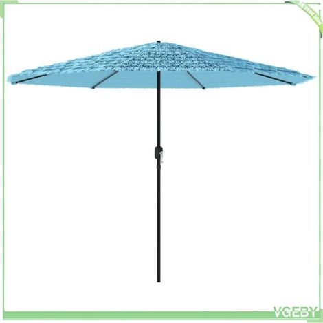 Parasol de jardin - FAFEICY - 4005110 - Carré 324x324x247 cm - Mât acier enduit poudre - Ouverture manivelle (1/5)