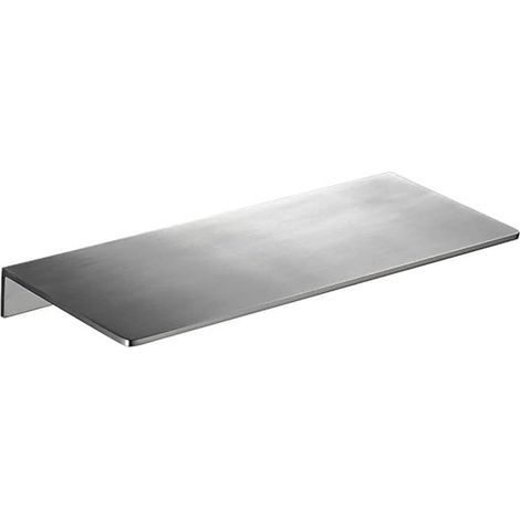 Tablette Murale Adhésive pour Salle de Bains – Petite Etagère Autocollante en INOX - sans Trou Ni Percage,30cm,Argent (1/5)