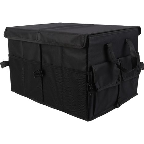 Faltbare 60-Liter-Kofferraumtasche mit Deckel, aus Oxford-Gewebe, großes Fassungsvermögen.