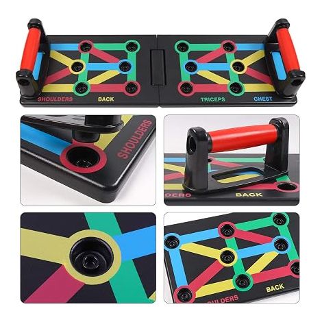 Push Up Board, Home Foldable Fitness Equipment, Push Up Training Frame, Men Women (1/4)