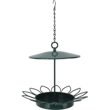 Plateforme fer suspendue – lotus – étanche pluie – jardin / patio – oiseaux (1/5)