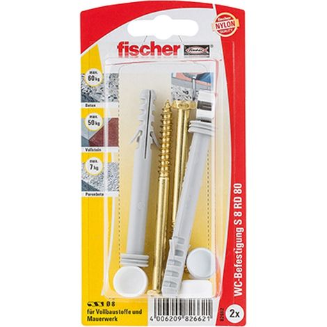 Fischer WC - Befestigung S 8 RD 80 Set - 82662