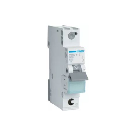 Hager LS-Schalter 1polig 6kA B-13A 1M QC MBS113 (1/2)