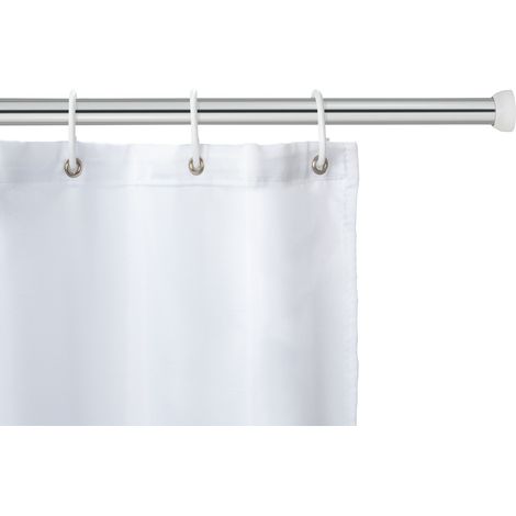 Wenko Barra de ducha telescópica cromada ajustable 110-185 cm (1/5)