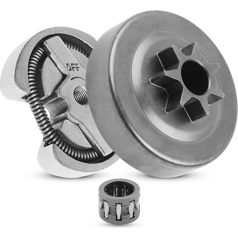 Embrayage, compatible avec Husqvarna 36 41 136 137 137E 141 142 141Le 142E scie, 530014949 53001561 53001590 7 530 032119, embrayage, rondelle d'embrayage (1/5)