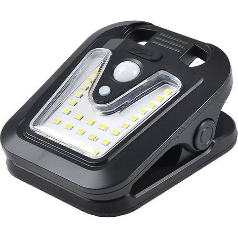 Lampe solaire à pince, lampe de camping extérieure, lampe à induction corporelle pour la maison, lampe étanche (1/5)