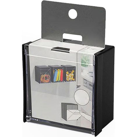 Support Magnétique Rangement Organisateur Aimant Fort pour Frigo Tableau Blanc Casier Accessoires Blanc (1/2)