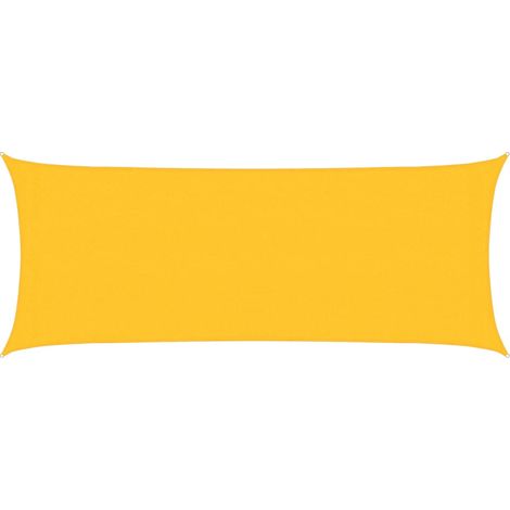 Maison Exclusive - Sonnensegel 160 g/m² Gelb 2x5 m HDPE (1/5)