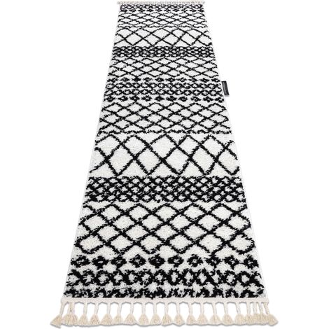 Teppich, Läufer BERBER SAFI weiß - in die Küche, Halle, Korridor white 70x300 cm