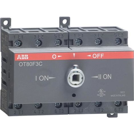 Interruttore 63A RETE-GENERATORE, senza albero e maniglia OT63F3C