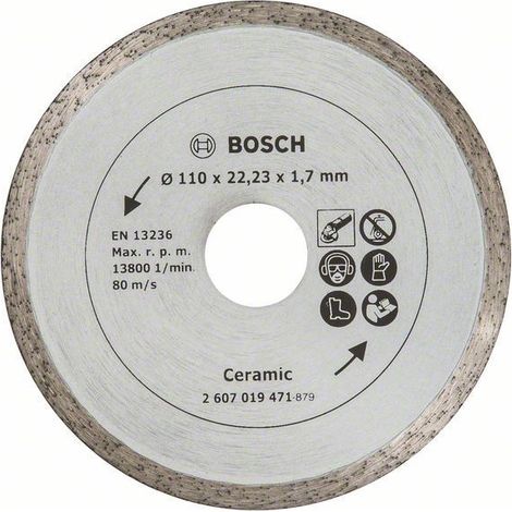 Bosch  disco  de  diamante  para  azulejos,  diámetro:  110  mm  -  2607019471 (1/2)