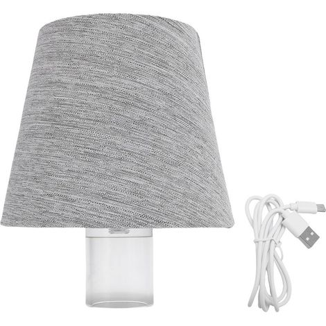 lampe de bureau-Lampe de table LED rechargeable pour vin en tissu - Ambiance bar et table de nuit (1 unité, lumière 176lm, IP54) (1/4)