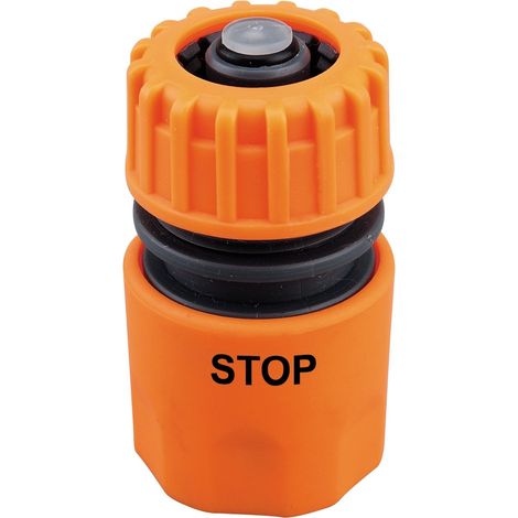 Utilia RACCORDO RAPIDO CON ACQUASTOP  mis. 1/2 24.00 pz