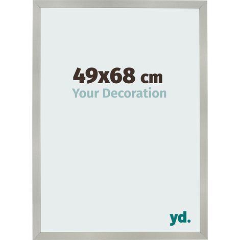 yd. - Cadre photo 49x68 - Argent Mat - MDF - Bologna (1/5)