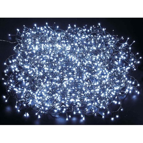 Luci per Albero di Natale con 1500 Led Bianco Freddo Cavo da 30 Metri Luci Natalizie per Alberi Super Luminosi Uso Interno ed Esterno (1/3)