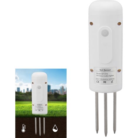 Eosnow Outil de Mesure de La Température et de L'Humidité du Capteur de Sol Sans Fil pour Moniteur de Sol de Plantes en pot de Jardinage Zigbee (1/5)