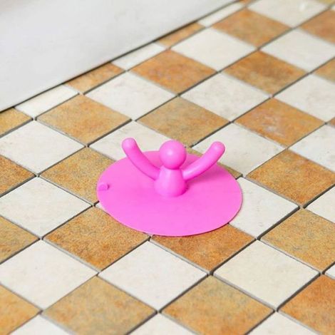Bouchon De Vidange - Silicone Souple Et Durable - Pour Évier Douche Baignoire Cuisine - 9.5 x 4 cm - 3 Pièces (1/5)