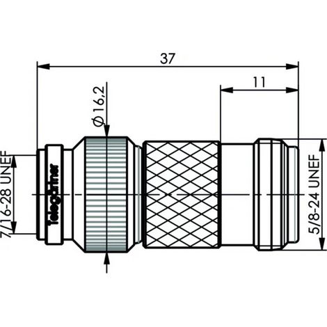 Telegärtner 100123518 100123518 Adattatore N - 1 pz. (1/2)