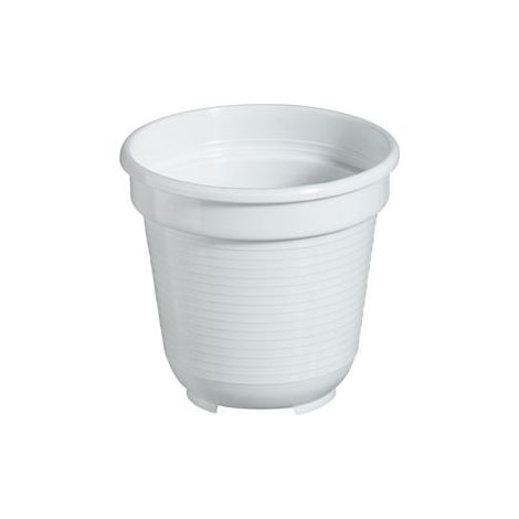 Geli Blumentopf STANDARD Weiß Ø 8 cm - Kunststoff