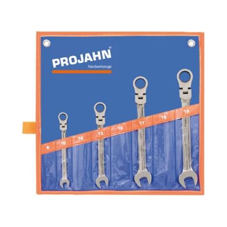 Projahn GearTech Schlüssel Satz flexibel Rolltasche 4-tlg. 10 - 13 - 17 - 19 mm (1/3)