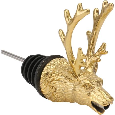 mit goldenem Hirschkopf Design wiederverwendbare Düse für