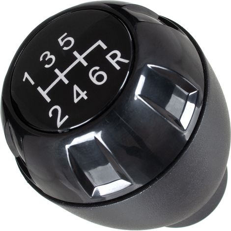 Pomello del cambio nero a 6 marce per Jeep Wrangler 07-13 (1/5)