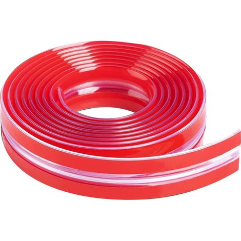Perfil protector de PVC transparente para esquinas y bordes de mesas, tira de 2 metros, embalaje protector transparente.