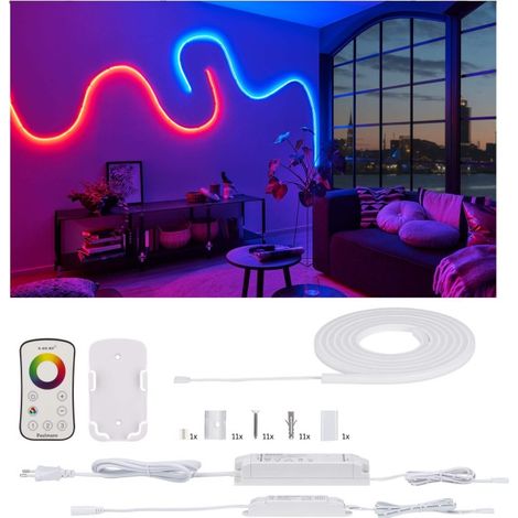 PAULMANN MAXLED FLOW RAMPE D'ÉCLAIRAGE DE MUR INTÉRIEUR & EXTÉRIEUR 3 M (709.66) (1/4)