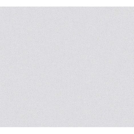 Papier peint uni gris argent Tapisserie intissée lisse Papier peint moderne style minimaliste idéal pour salle de bains (1/4)