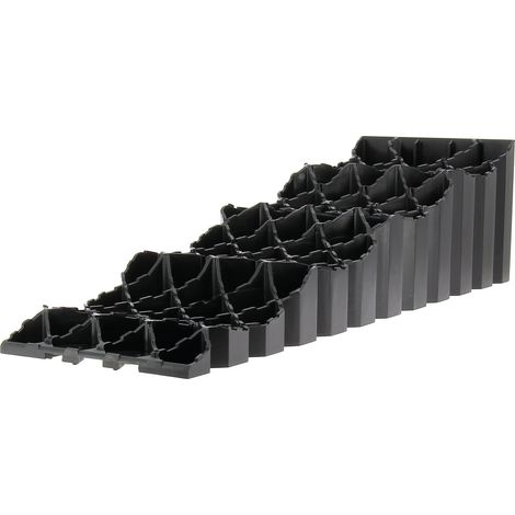 Cales de stabilisation quattro 3 pour camping-car – 4 niveaux de stabilisation – Semelles antidérapantes – Structure en nid d'abeille