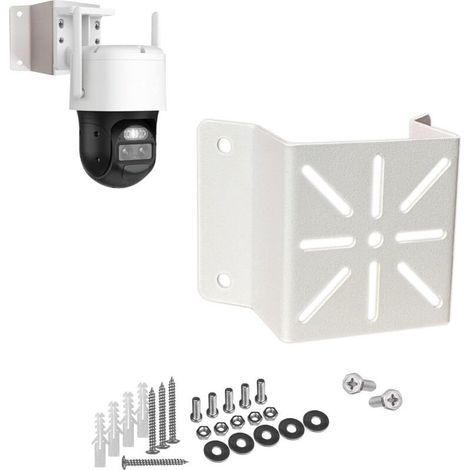 Support mural d'angle pour caméra IP WiFi, support en métal massif pour caméras de sécurité, compatible avec les caméras Dome