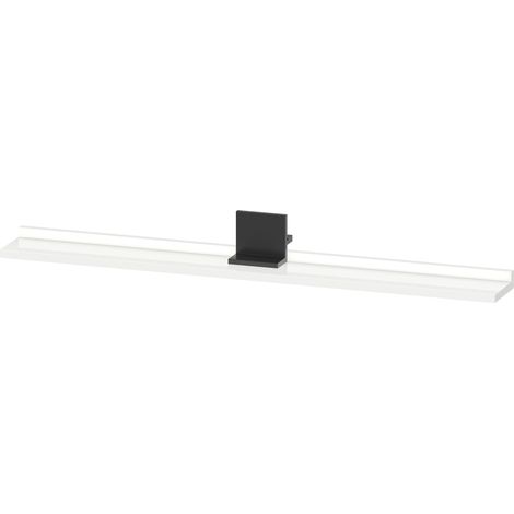 Duravit Sivida Ablage, Halterung Diamantschwarz Matt, (1/3)