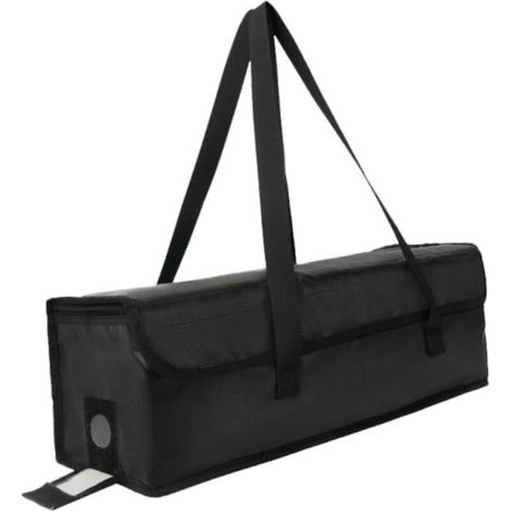 Sac de transport adapté aux batteries de vélos électriques, housse de protection ignifugée portable adaptée aux batteries de vélos, sac de transport compatible avec les batteries LiPo (1/2)