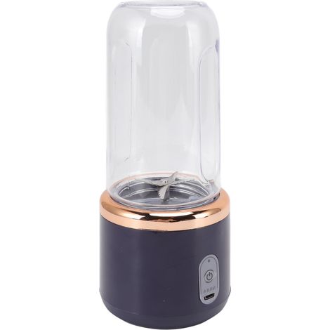 Mini blender portable 6 lames haute vitesse 300 ml, rechargeable par USB, idéal pour les voyages (1/5)