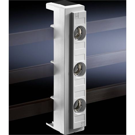 Rittal SV 3418.030 Portafusibili tripolari a cavaliere Poliammide Grigio (RAL 7035) 10 pz.