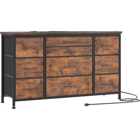 Commode industrielle 10 tiroirs tissu avec station de facturer (1/5)